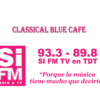 Classical blue café